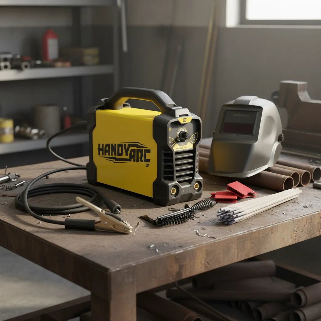 Soldadora Inverter Esab Handy Arc 162i Combo + Mascara