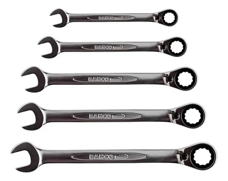 Juego Llaves Puntacorona C/chicharra Fija 8-19 Bahco 2rm/5h