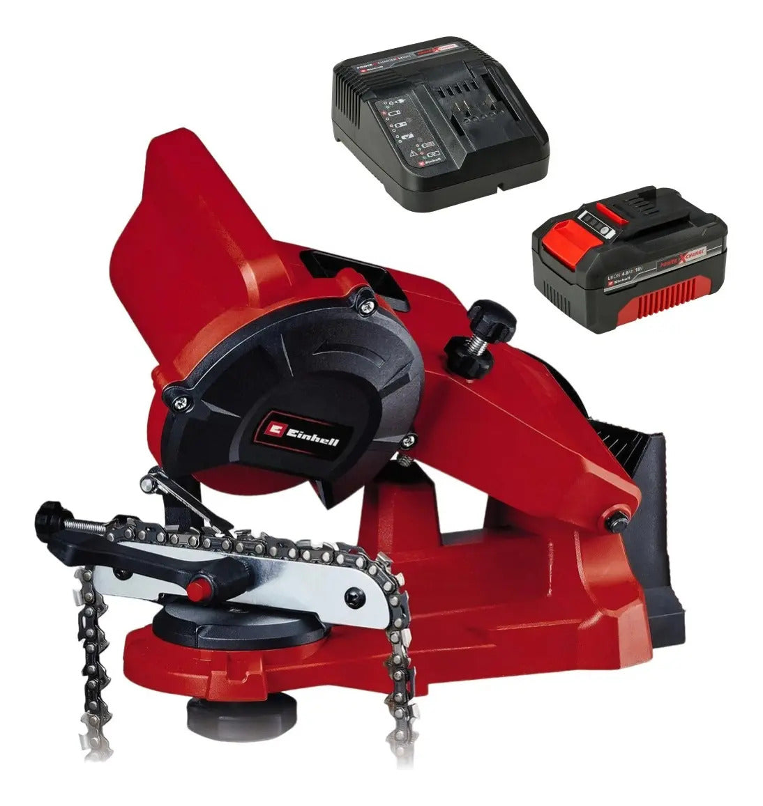 Afilador Cadena De Motosierras Einhell + Carg.+ Batería 4,0
