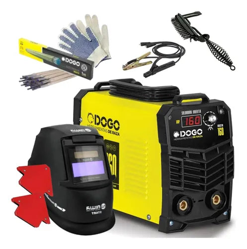 Soldadora Dogo Star 160 Inverter Mma Igbt + Combo + Mascara