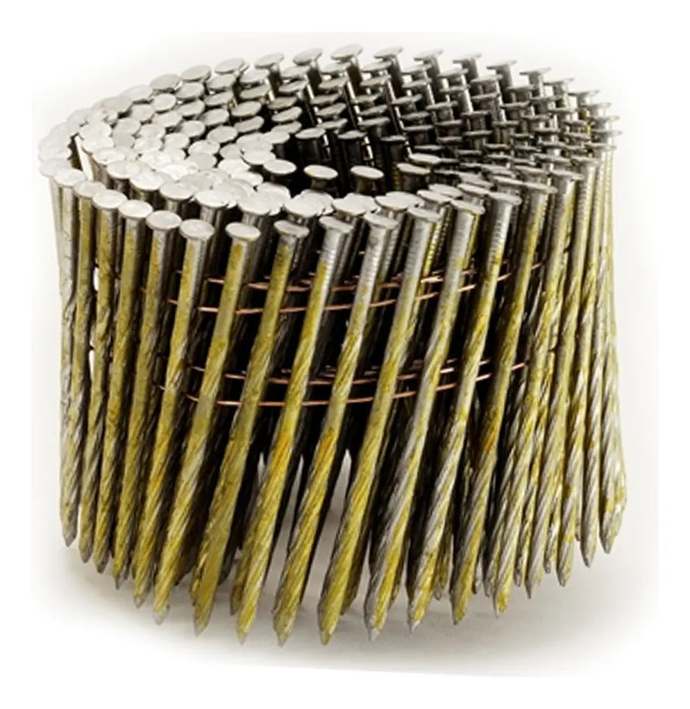 Clavo Rollo 25 X 63 Caja 7200 Unid Espiralado Cn 90