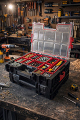 Caja Herramientas Qbrick Pro Foam + Organizador 300 Apilable