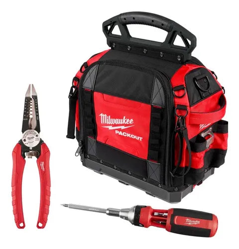 Bolsa Packout Milwaukee 4822-8316 + Destornillador + Pinza
