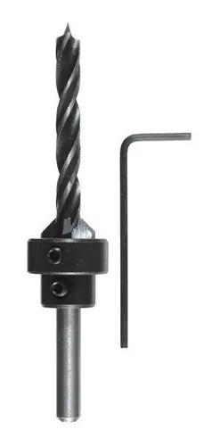 Avellanador Con Mecha Broca 4mm Tornillo Carpintero Kwb 49513104