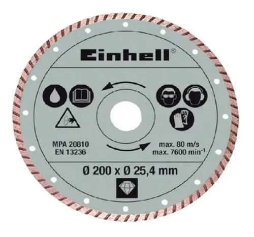 Disco Diamantado Turbo 180mm Einhell Rt-tc 520 U