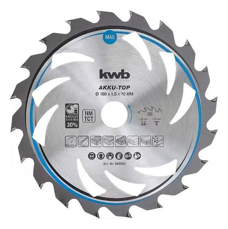 Disco Sierra Circular Kwb Corte Fino 20d 150x16mm