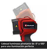Linterna Lampara Inalambrica 18v Einhell Tc-cl 18/350 C/bat
