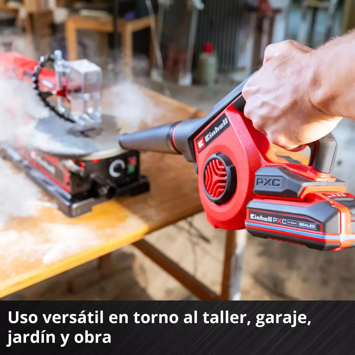 Sopladora Einhell Inalámbrico Te-cb 18/270 Li A Batería 18v