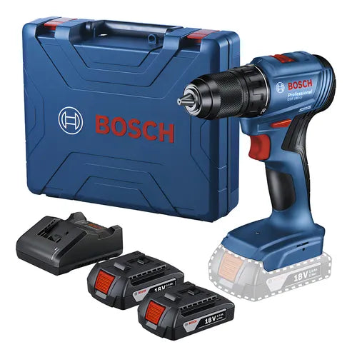 Taladro Ator Bosch Gsr185-li 2b+mal Color Azul Marino