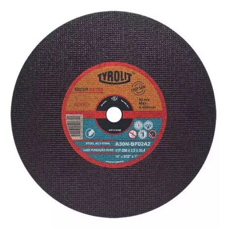 Disco Para Sensitiva 400x2,5x25,4mm Tyrolit 400 2 5 Disco