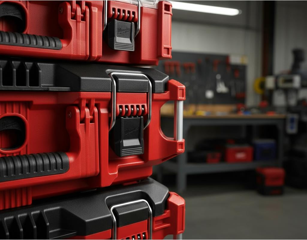 Torre de 5 Cajas de herramientas Modular Packout de Milwaukee 11