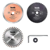 Disco De Corte 3 Discos Mini Sierra Cicular De 89 X 10m Kwb