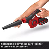 Sopladora Einhell Inalámbrico Te-cb 18/270 Li A Batería 18v