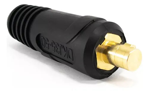 Conector Macho 13 Mm 35-50 Para Soldadora Electrodo Tig