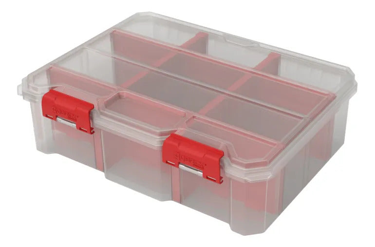 Caja Organizadora Qbrick Compact L Plus Apilable Transparent