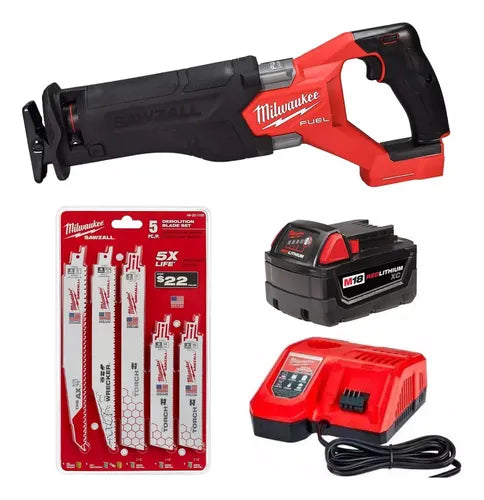 Combo Sierra Sable Inalam 18v Fuel Milwaukee 2821 + Sierras