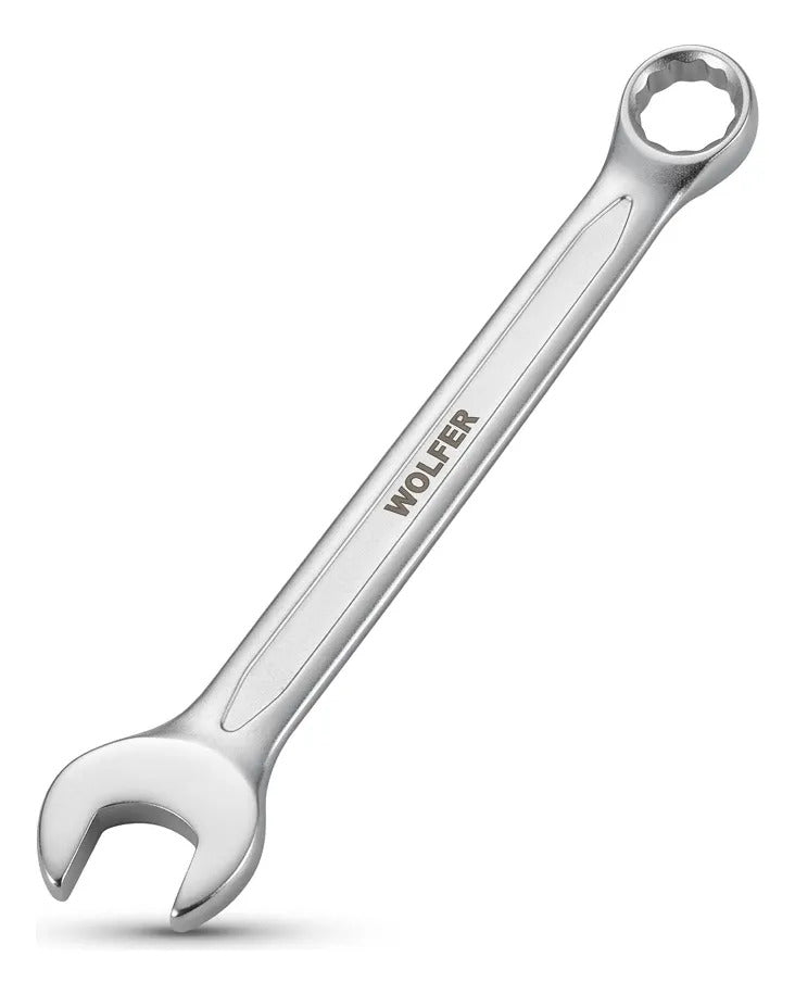 Llave Combinada 6mm Wolfer Acero Cr-v Profesional Din 3113