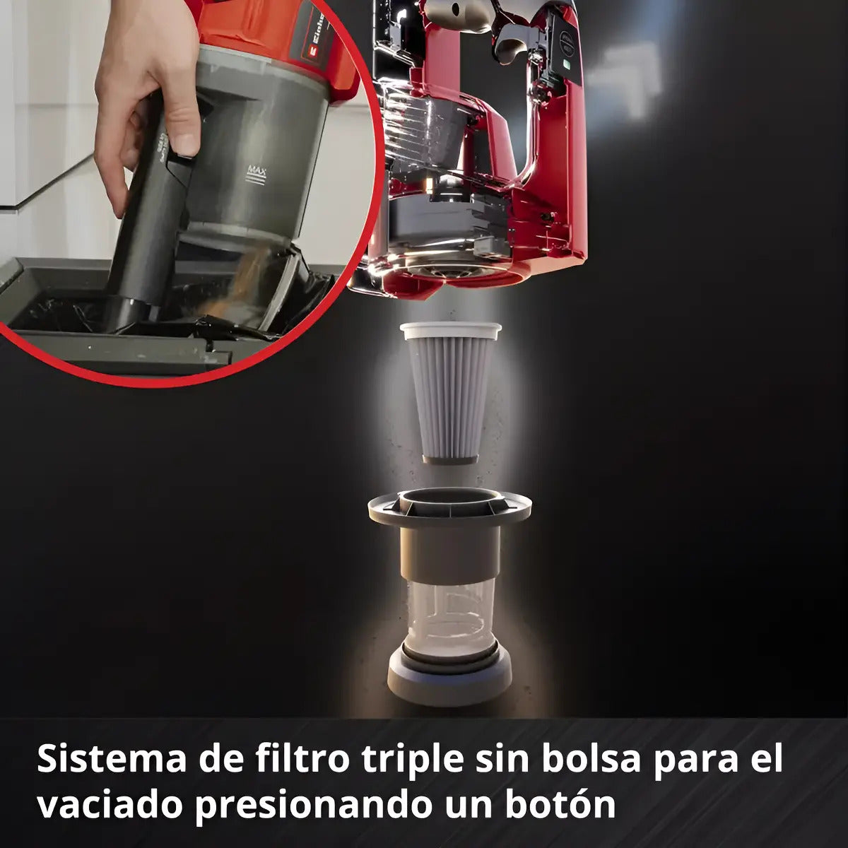 Aspiradora Inalambrica Einhell Bateria 2,5 Amp Hogar Auto