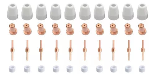 X10 Consumibles Plasma Compa. Con Wolfer Gladiator 7010 Consumibles 10