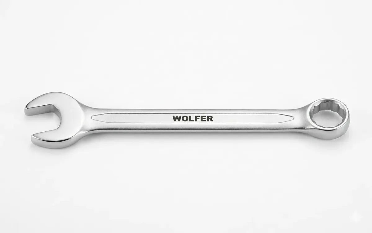 Llave Combinada 7mm Wolfer Acero Cr-v Profesional Din 3113