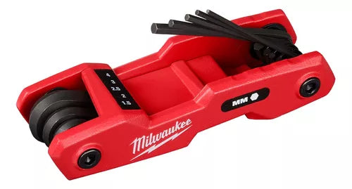 Kit 8 Llaves Hexagonales Mm Plegables Milwaukee 48222182
