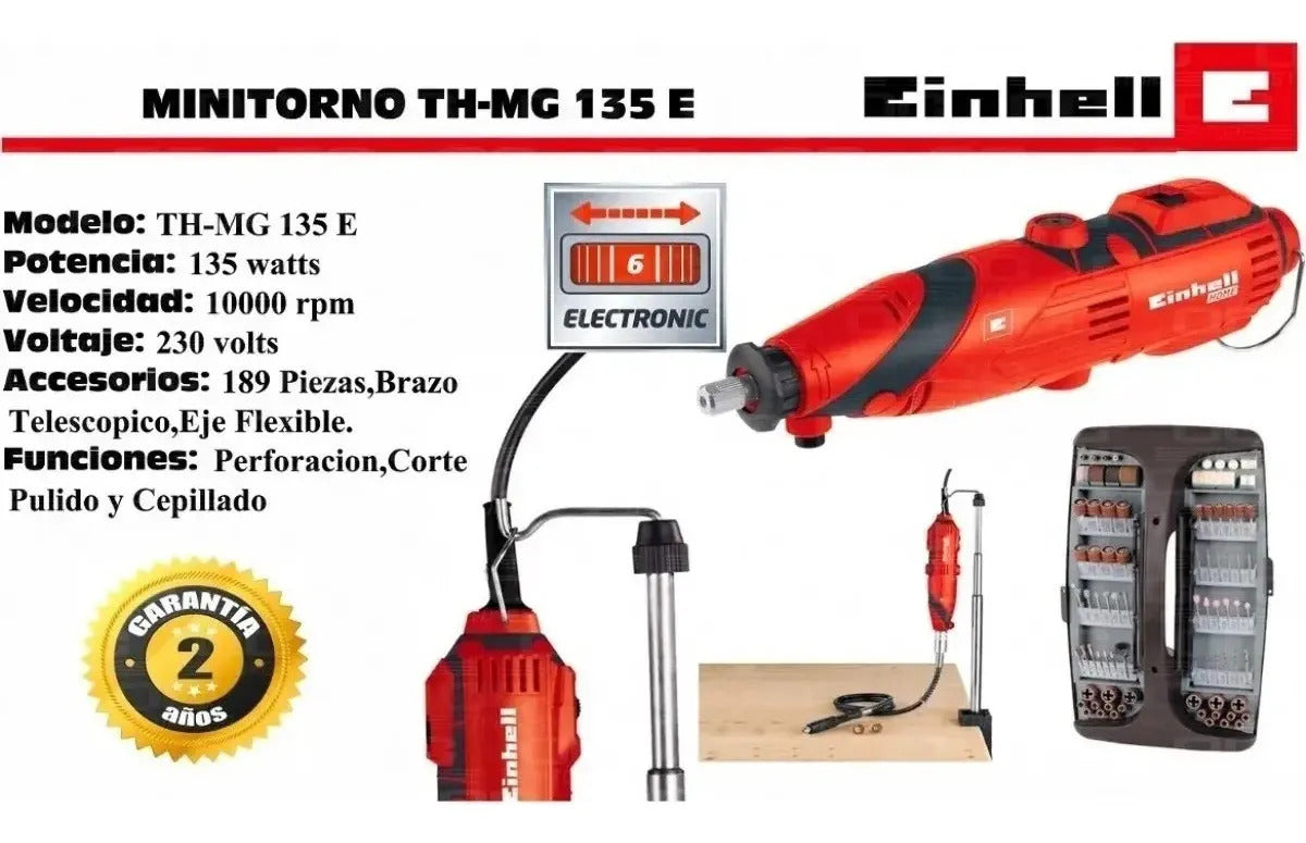 Minitorno Einhell Th-mg 135 Soporte 189 Accesorios