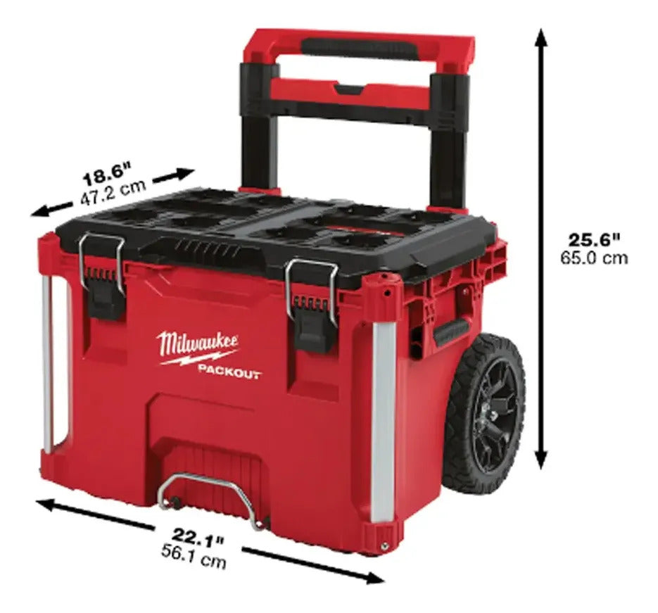 Caja De Herramientas Packout Milwaukee Organizador Ruedas