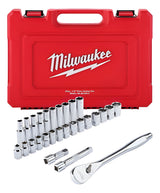 Juego De Dados Metricos 28pzs Mm 1/2 Milwaukee 48-22-9510 1