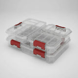Set 4 Organizadores Plastico Tornillos Bulones Qbrick