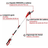 Motosierra Podadora De Altura Inalambrica + Bat 2.5 Einhell