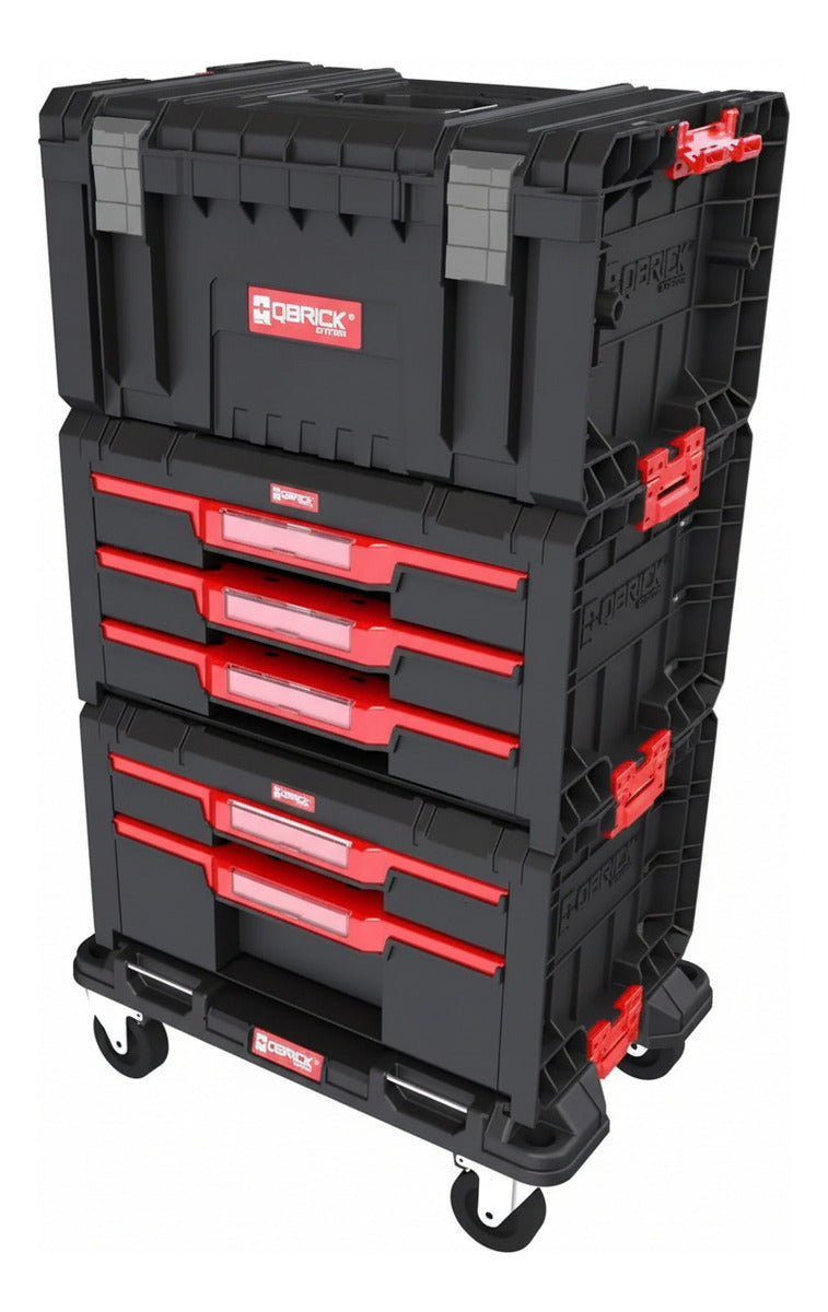 Carro Y Cajones Porta Herramientas Qbrick 5 Cajones + Caja