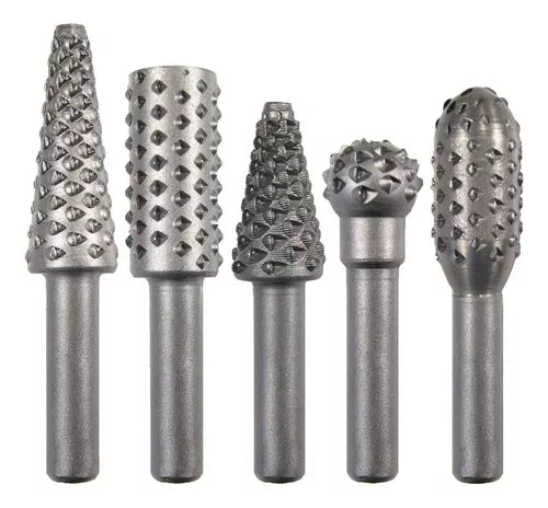 Kit De 5 Mechas Fresadoras Madera Talladora Fresas Taladro Barovo Hfk Tac5P