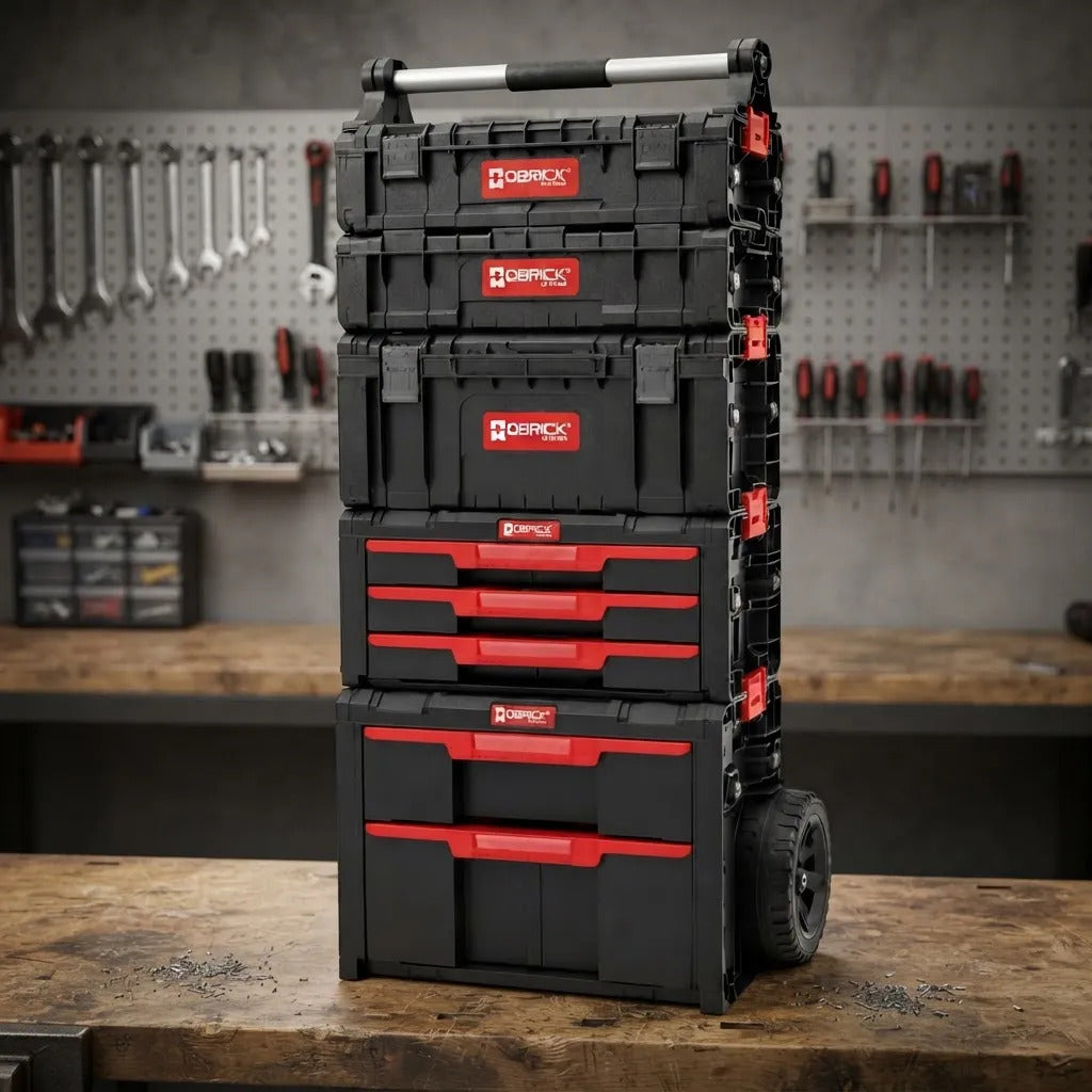 Caja De Herramientas Modular Con Ruedas Qbrick Pro Taller