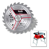 Disco De Sierra 250 Mm 24 Dientes Para Madera Kwb 49589341