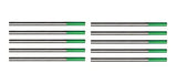 10 Tungstenos Punta Verde Wolfer Tungsteno Verde 1 6 Mm 150 Mm 10U
