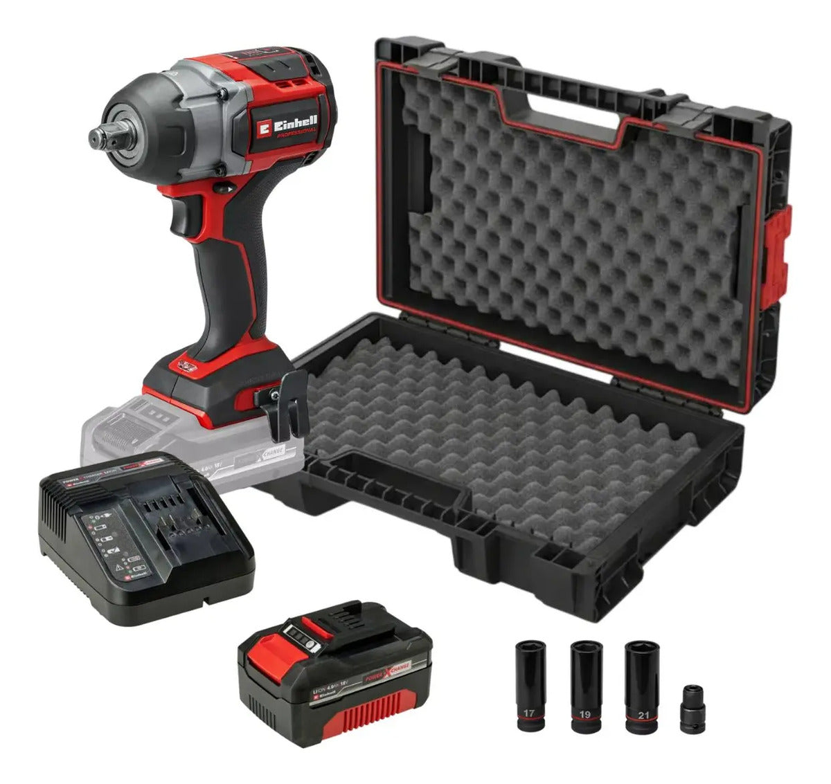 Llave De Impacto Einhell 750nm 18v Brushless + Bat Y Maletín