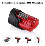 Batería M12 Ion Litio 2Ah. Red Lithium Milwaukee 4811-2420 2