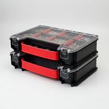 Pack X4 Organizador De Tornillos Y Accesorios Apilable Qbrix