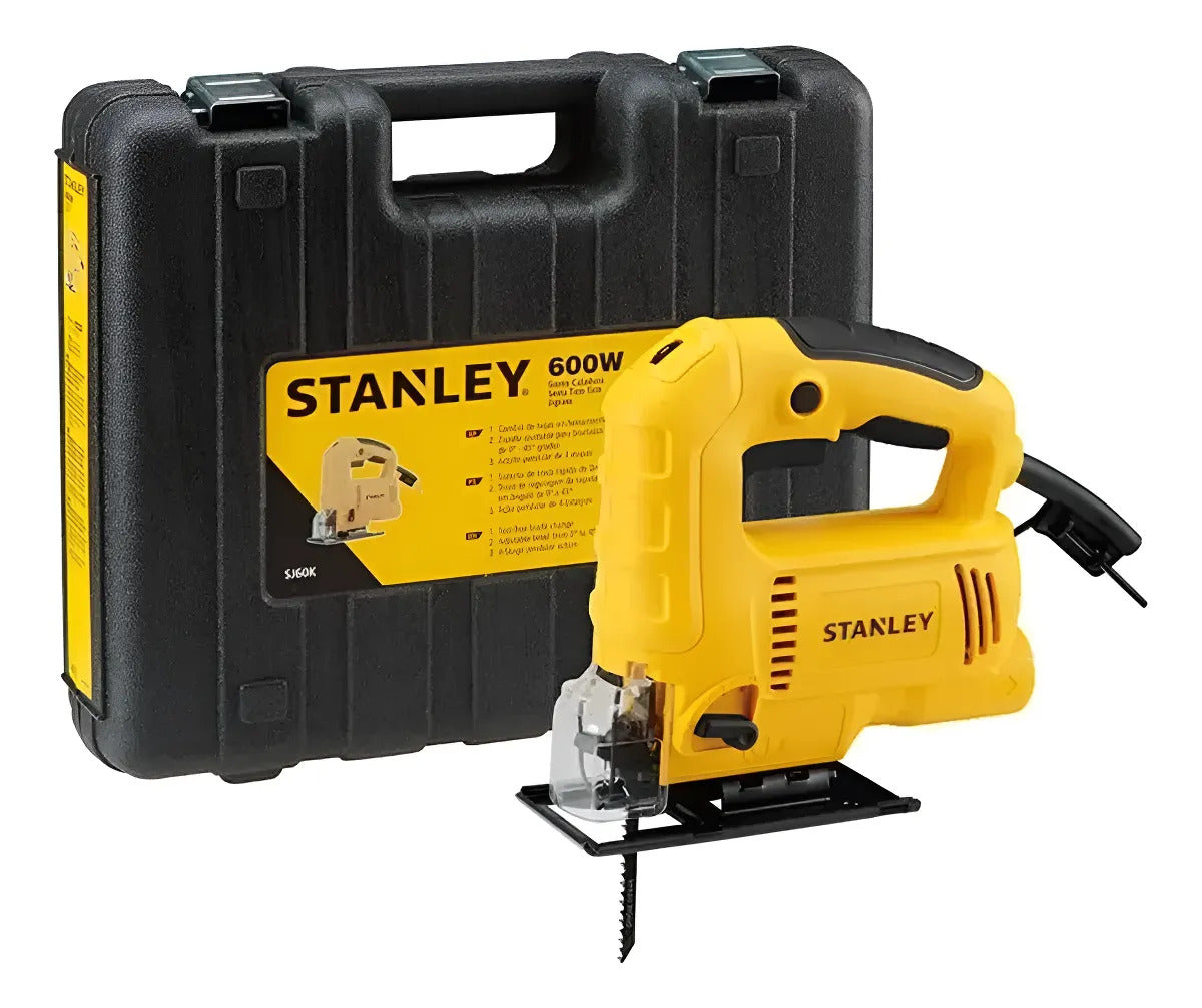 Sierra Caladora Stanley 600w Ingletadora Madera Sj60k-ar