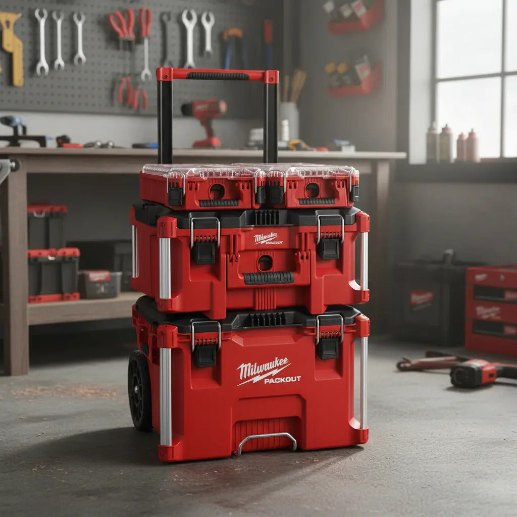Carro De Herramientas Modular Cajas Rack Milwaukee Packout 3