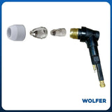 Wolfer 10 Juego Compatible Con Torcha Plasma P80 1.3 Mm