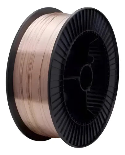 Alambre Para Soldar Mig Con Gas 1.2 Mm X 15 Kg Wolfer Dorado Oscuro
