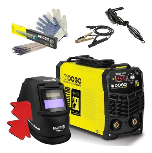 Soldadora Dogo Star 250 Inverter Mma Igbt + Combo + Mascara