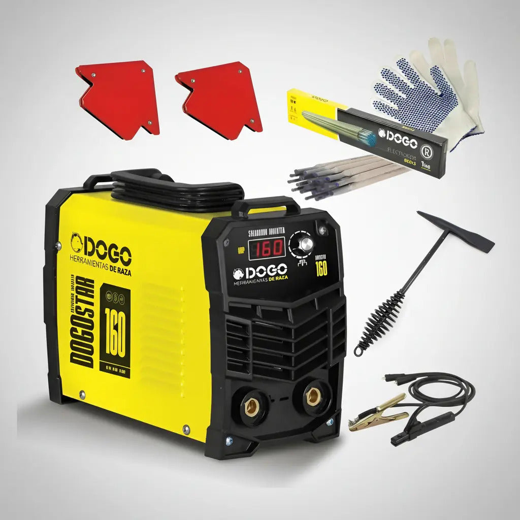 Soldadora Dogo Star 160 Inverter Mma Igbt + Combo + Piqueta