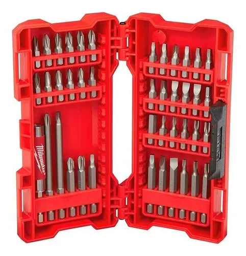 Kit de Puntas Milwaukee Plateadas de 42 Piezas 4832-1551 (Packout)
