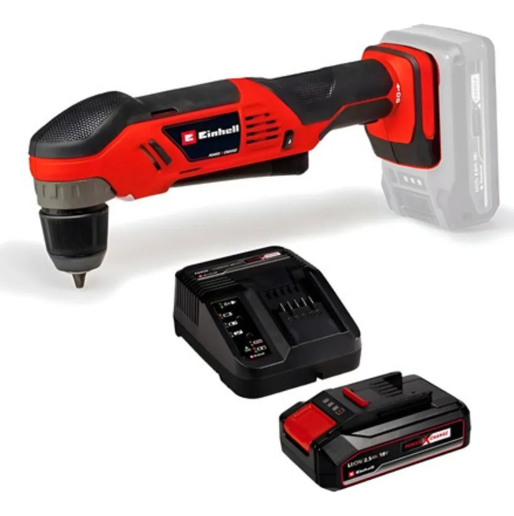 Taladro Angular Inalámbrico Einhell Te-ad 18 Li + Bat Rojo