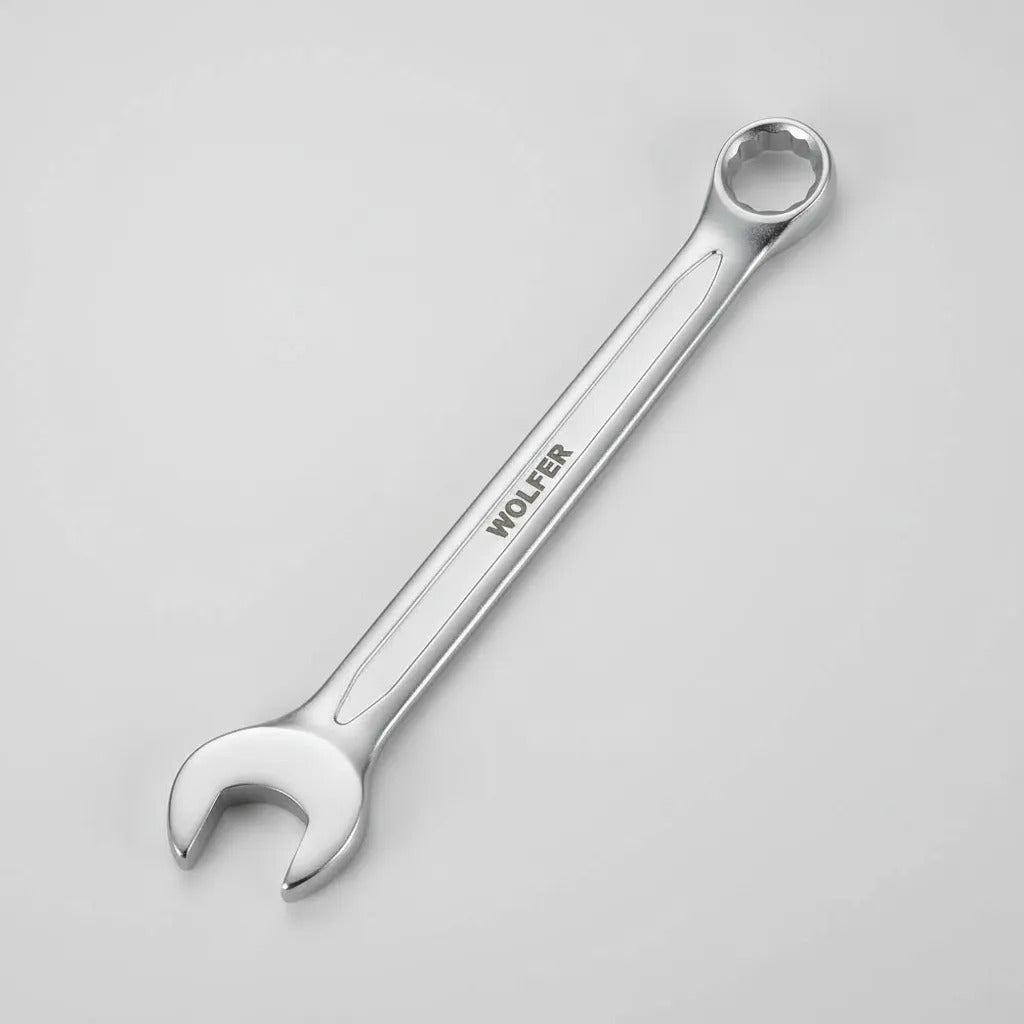 Llave Combinada 6mm Wolfer Acero Cr-v Profesional Din 3113