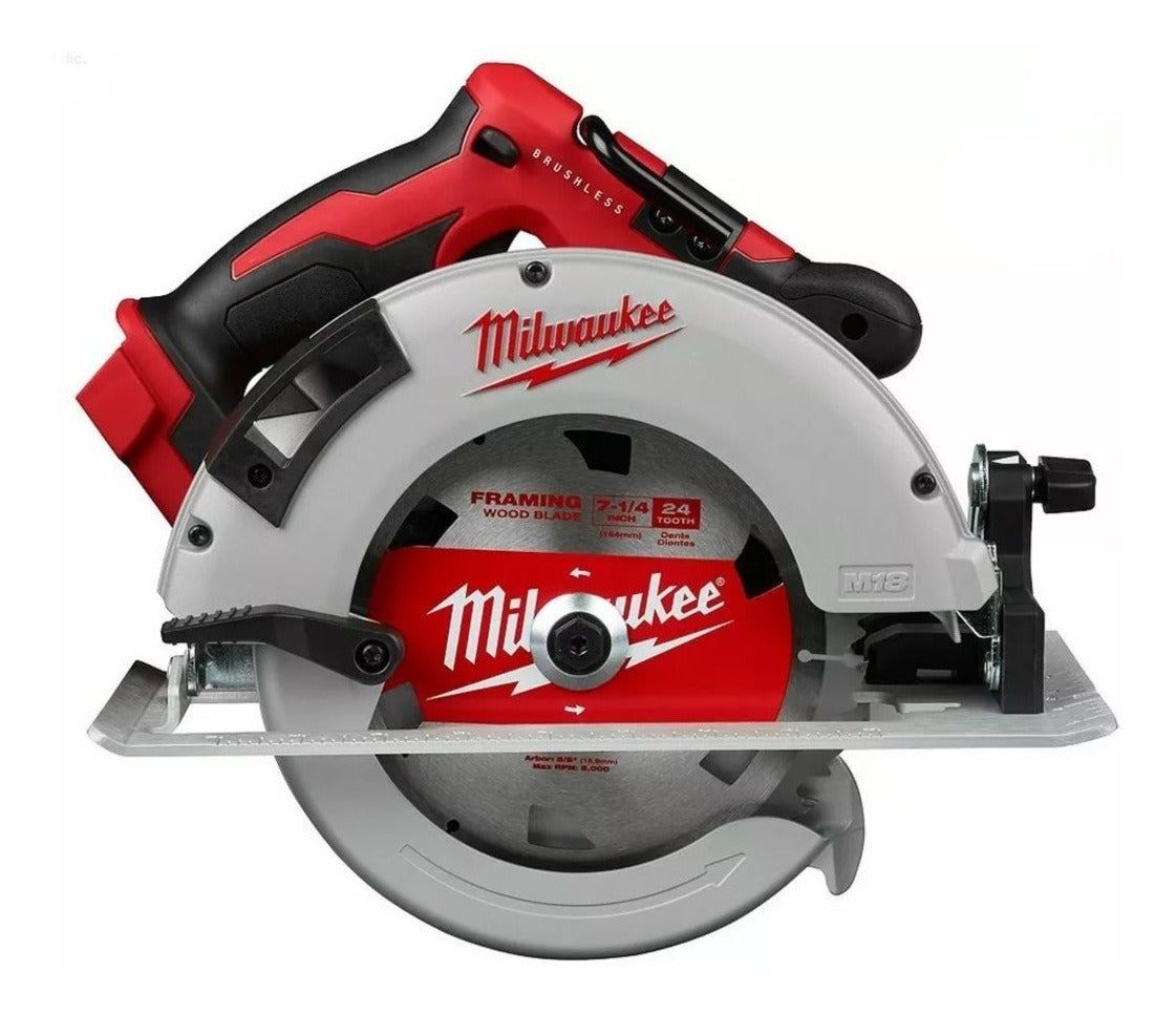 Sierra Circular Inal. para Madera 184mm (7-1/4'') Milwaukee 2631-20 (S/Bat) 1