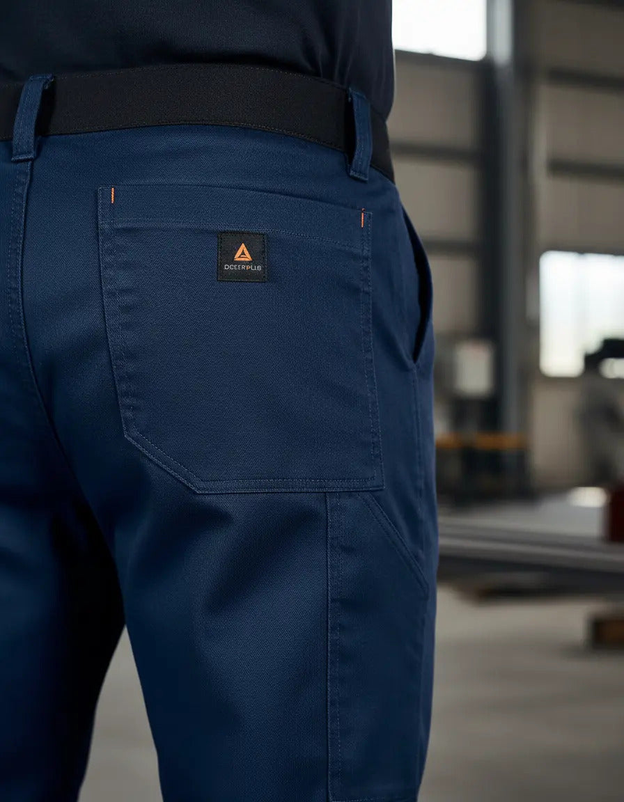 Pantalón De Trabajo M Deltaplus M1pa2 Azul Marino Unisex