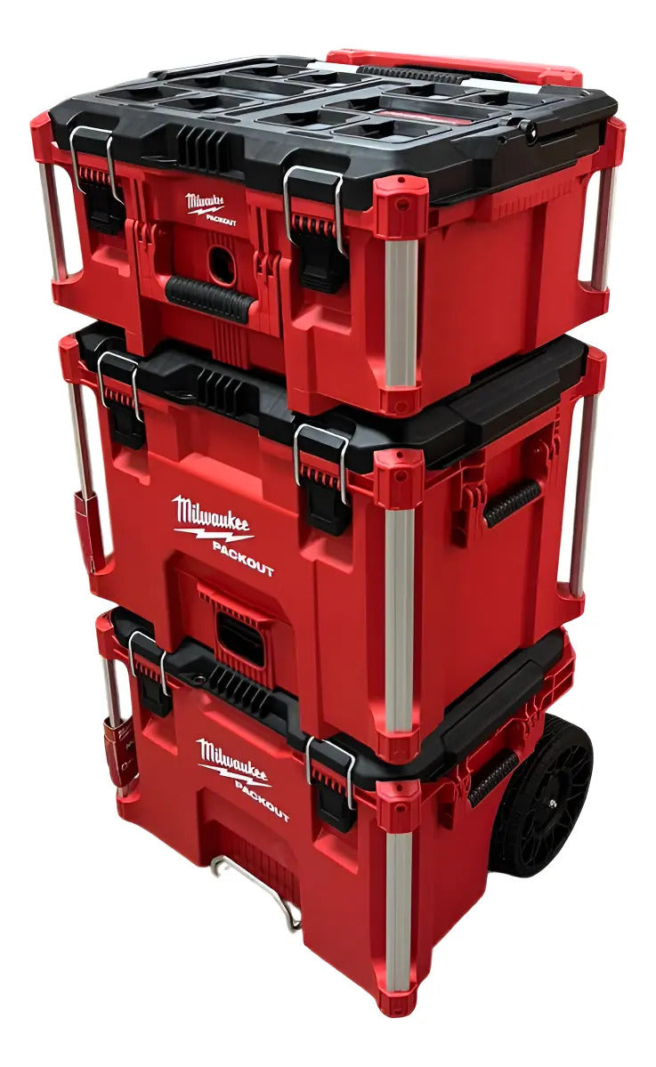 Packout Milwaukee Carro Herramientas 3 Piezas Organizador